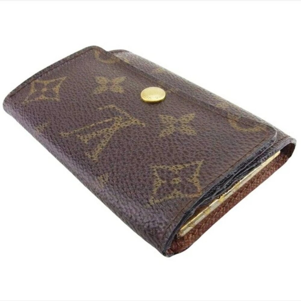 LOUIS VUITTON Key holder Brown beige gold Women M62630 Authentic secondhand - Picture 3 of 9